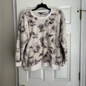 Elegant Black and White Women's Sweater